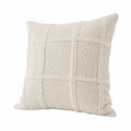 Cuscino decorativo 45 x 45 cm in tessuto bouclé avorio stile moderno