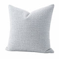 Cuscino decorativo 45 x 45 cm in tessuto grigio con trama effetto tessile